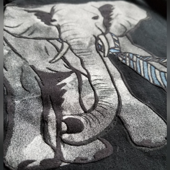 2011 vguc Gap toddler boy 6-12 months elephant romper - Picture 7 of 12